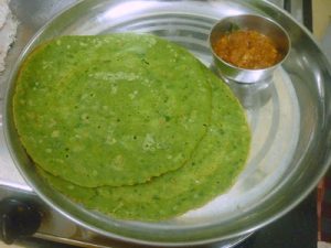 Spinach Dosa