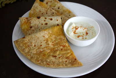 Aloo Cheese Stuffed Paratha