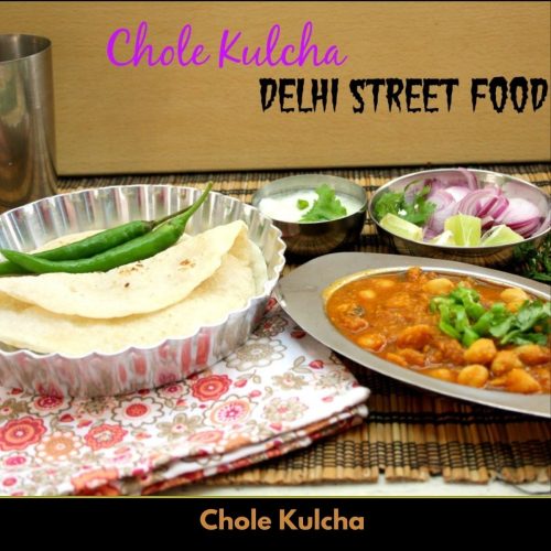 Chole Kulcha Delhi Street Food