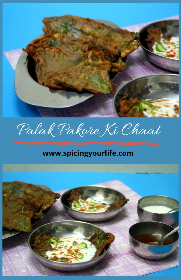 Fried Palak Ki Chaat