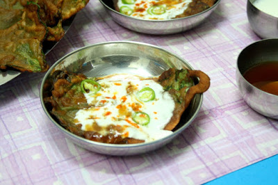Palak Pakore Ki Chaat