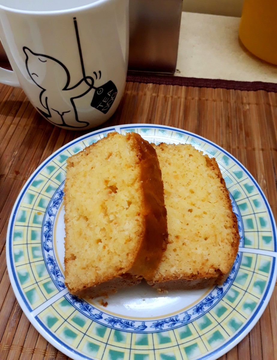 Eggless Orange Tea Cake Eggless Orange Tea Cake