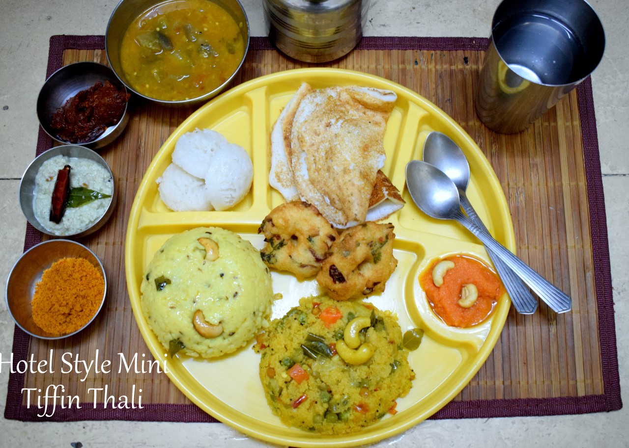 Tamil Nadu Hotel Style Mini Tiffin Thali