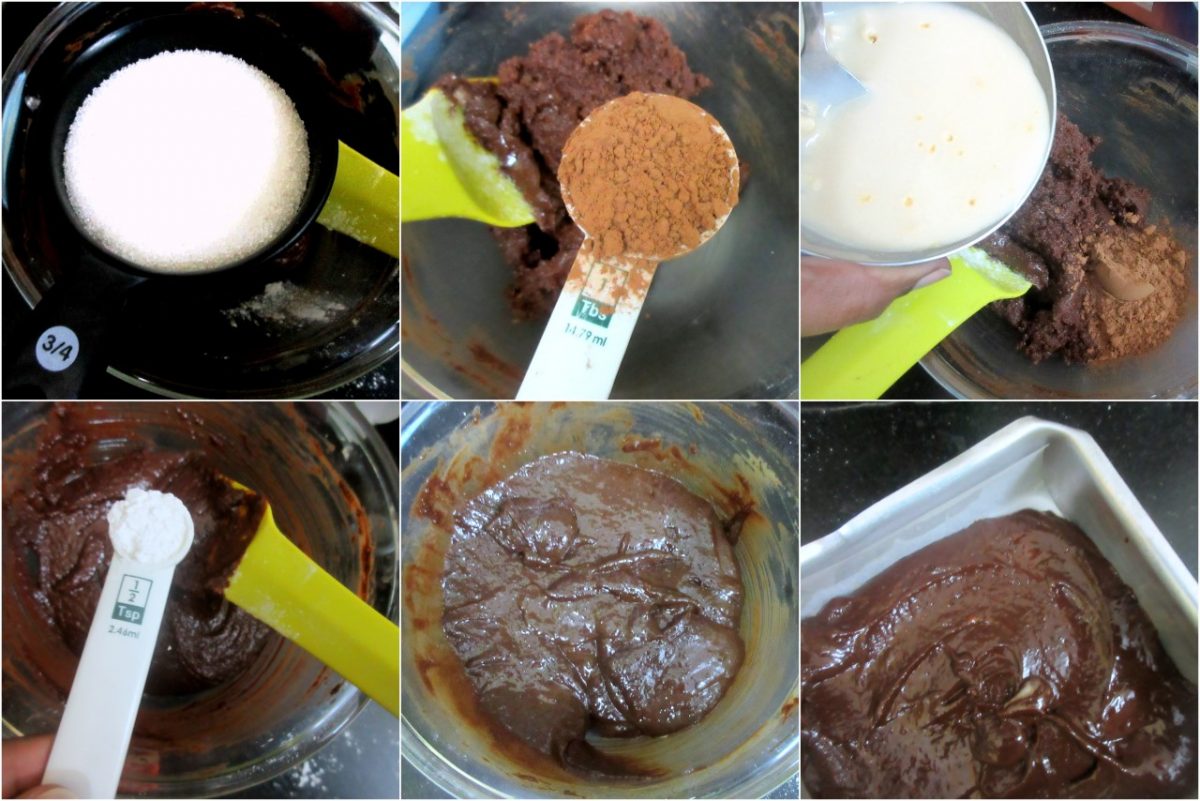 How to bake Eggless Brownies 2