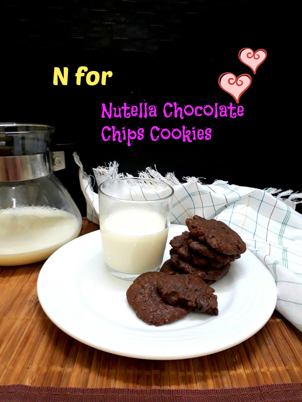 N for Nutella Chocolate Chip Cookies N for Nutella Chocolate Chip Cookies