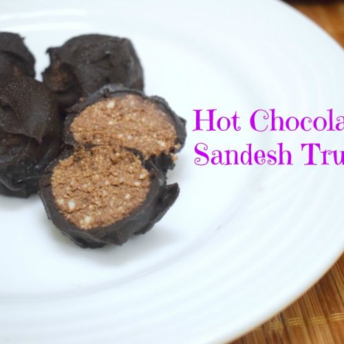 Hot Chocolate Sandesh Truffle