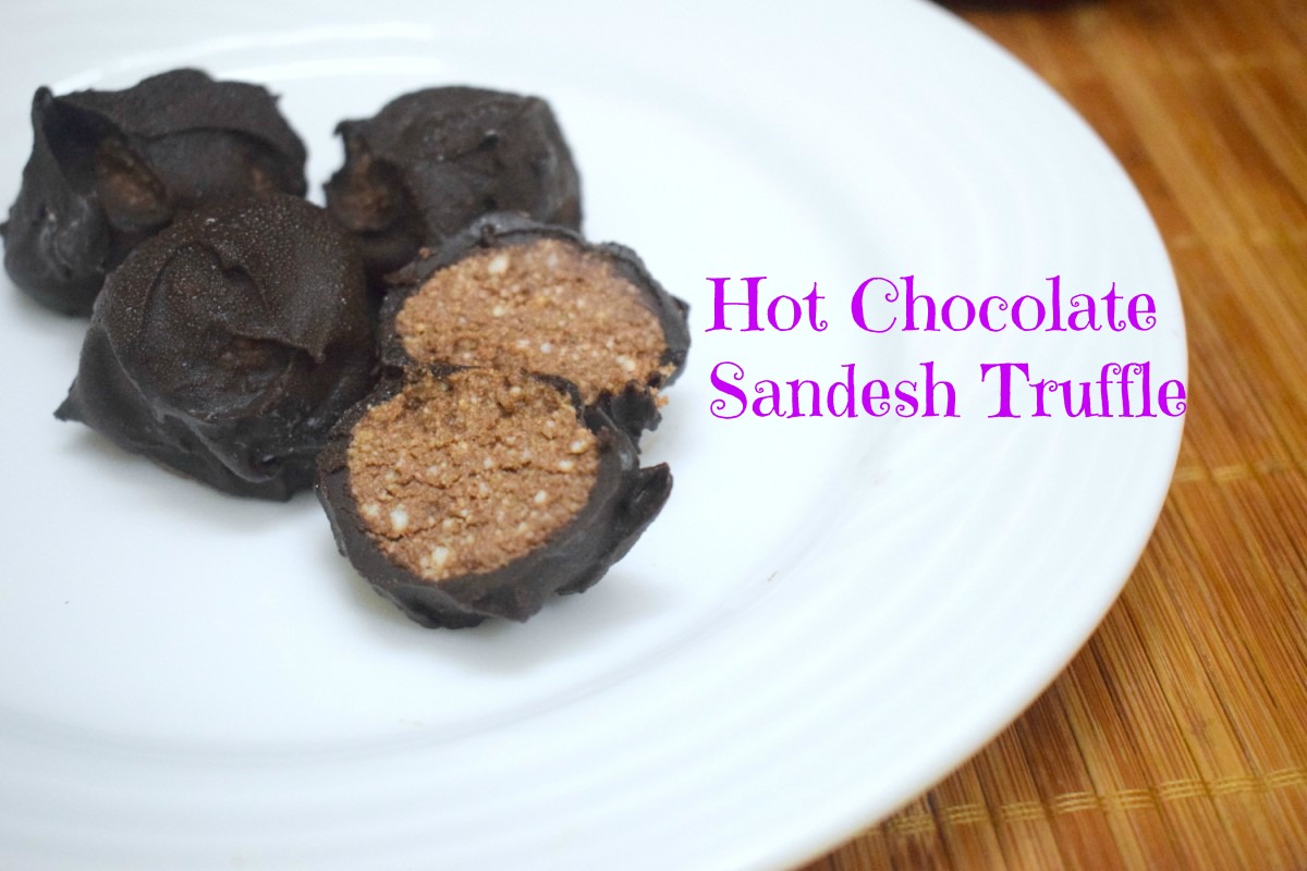 Hot Chocolate Sandesh Truffle