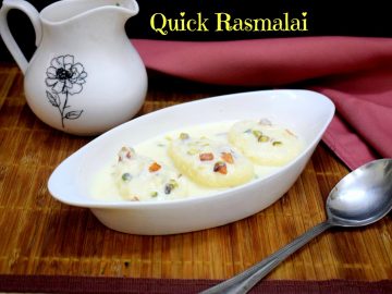 Quick Rasmalai