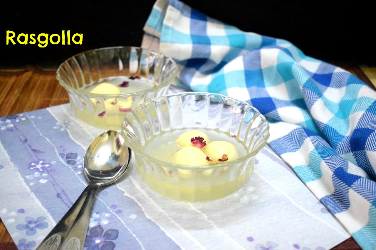 Making spongy Rasgulla Recipe