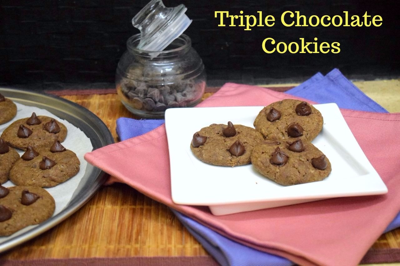 Triple Chocolate Cookies