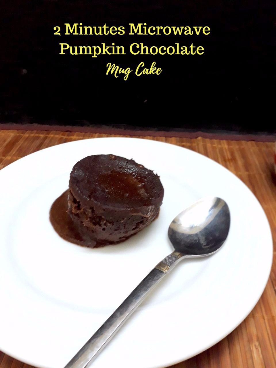 2 Minutes Pumpkin Chocolate Mug Cake