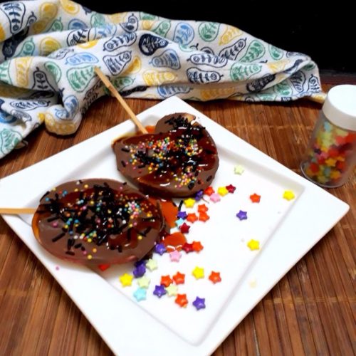 Chocolate Apple Pops