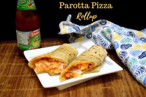 Parotta Pizza Rollup