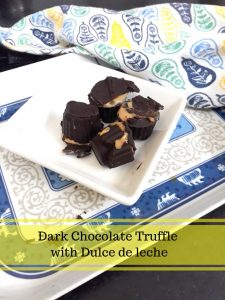 Dark Chocolate Truffle with Dulce de leche
