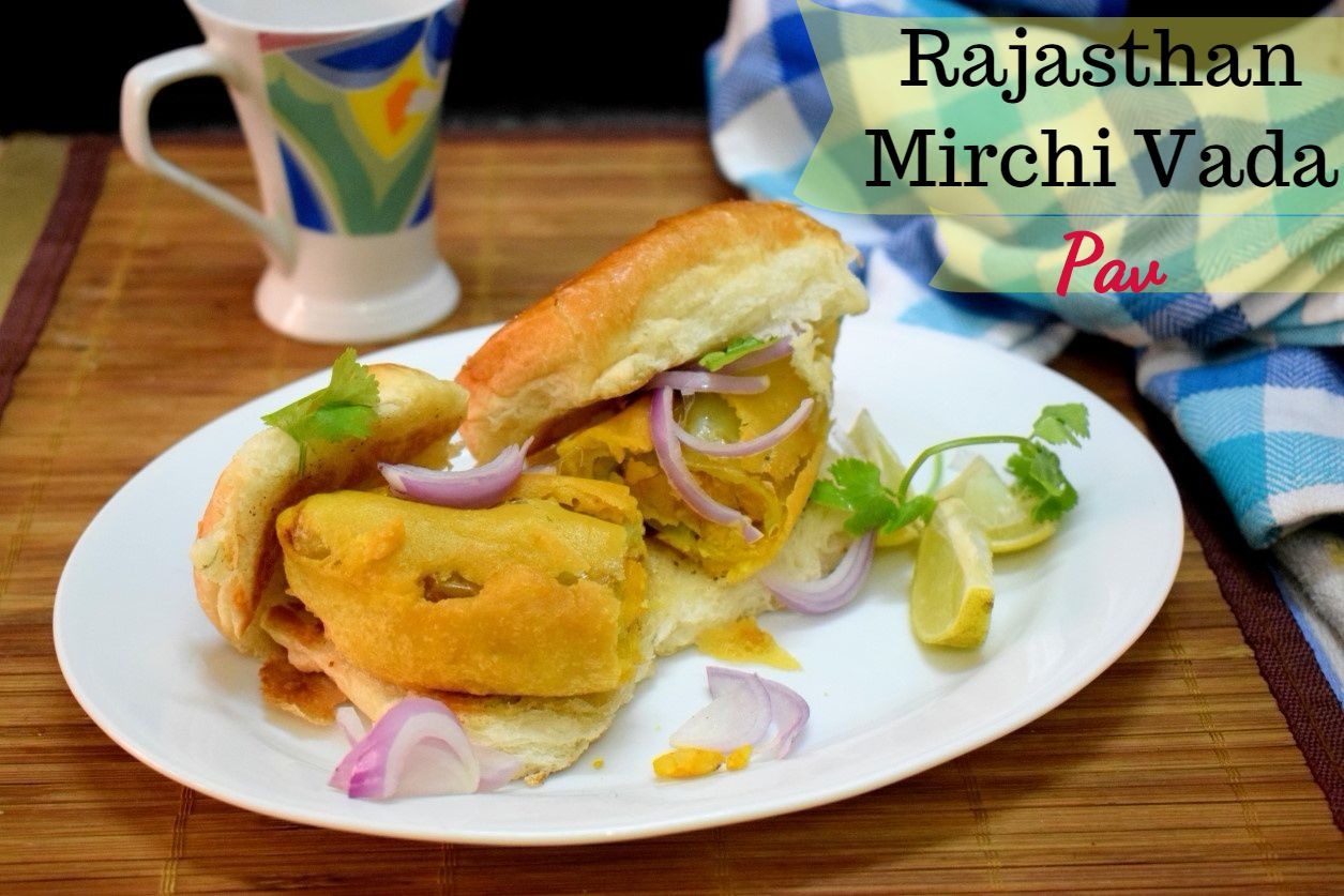 Rajasthan Mirchi Vada Pav