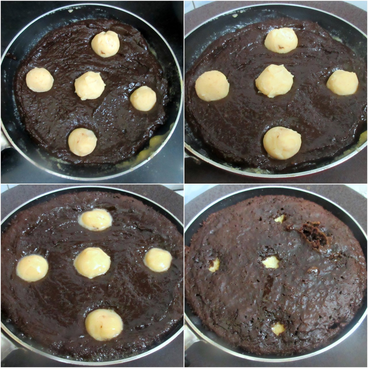 Skillet Cookie Cake Making 2