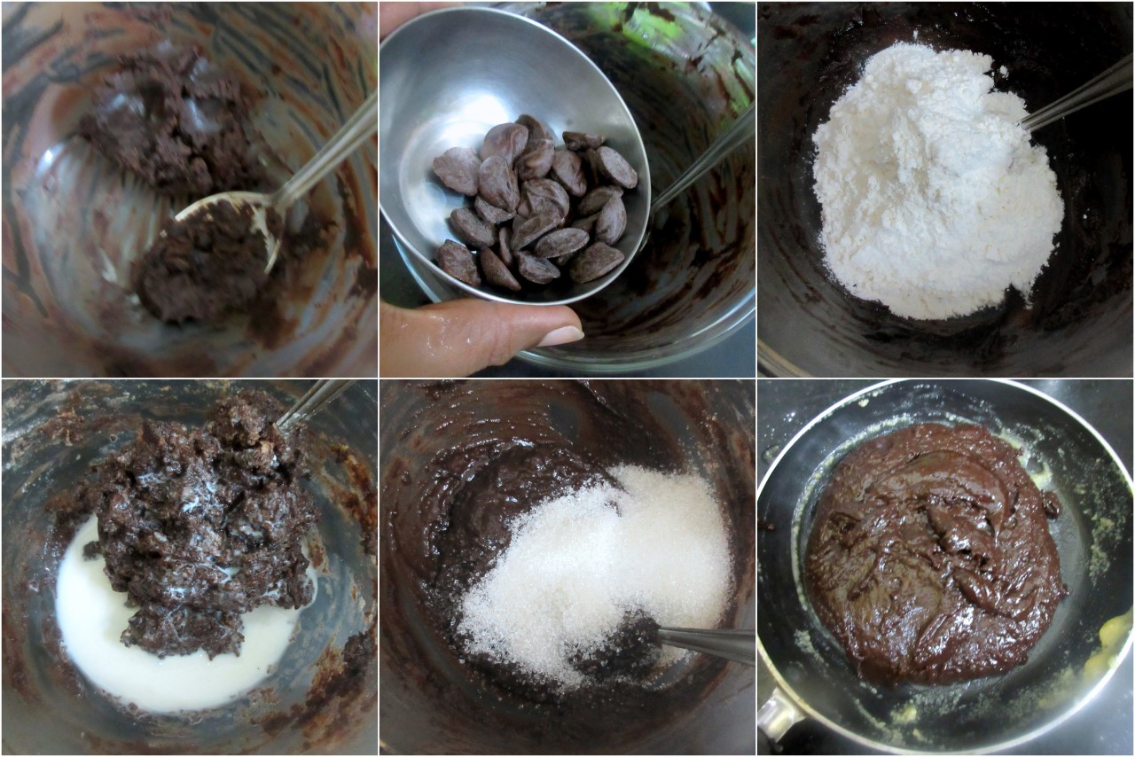 Skillet Cookie Cake Making
