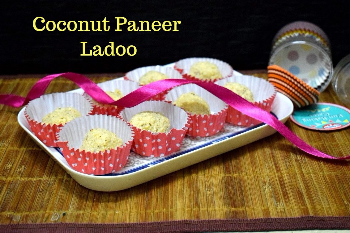 Coconut Paneer Ladoo