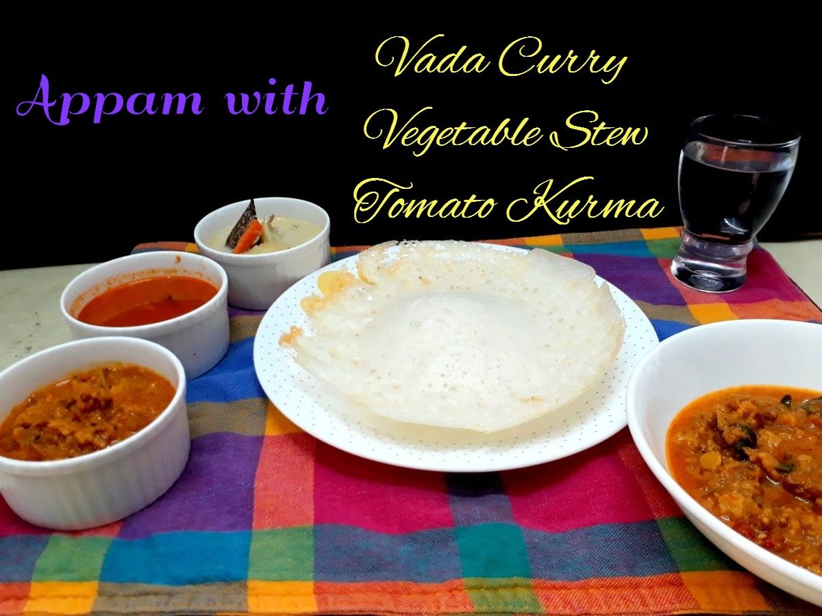 Vada Curry with Appam