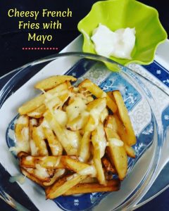 Cheesy French Fries with Mayo