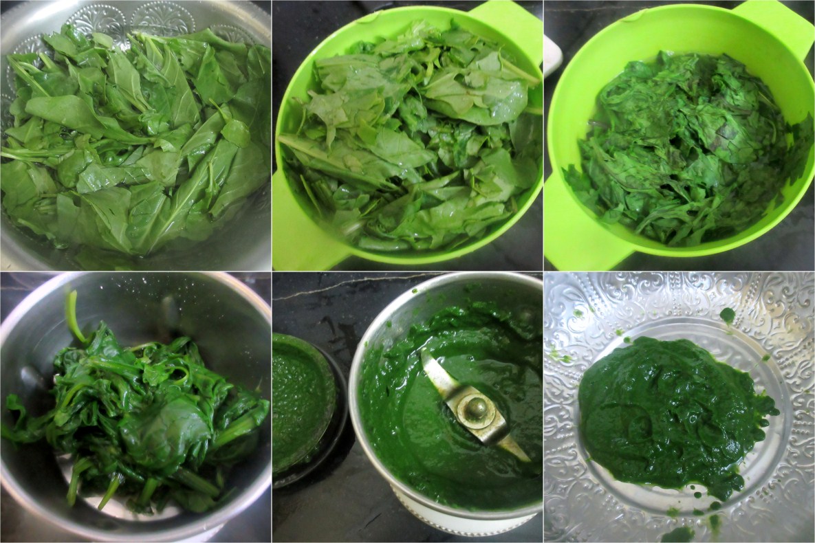 How to make Indori Palak Puri 1 How to make Indori Palak Puri 1