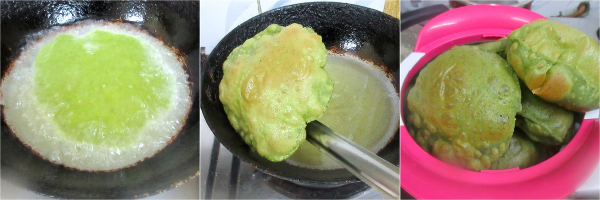 How to make Indori Palak Puri 3 How to make Indori Palak Puri 3