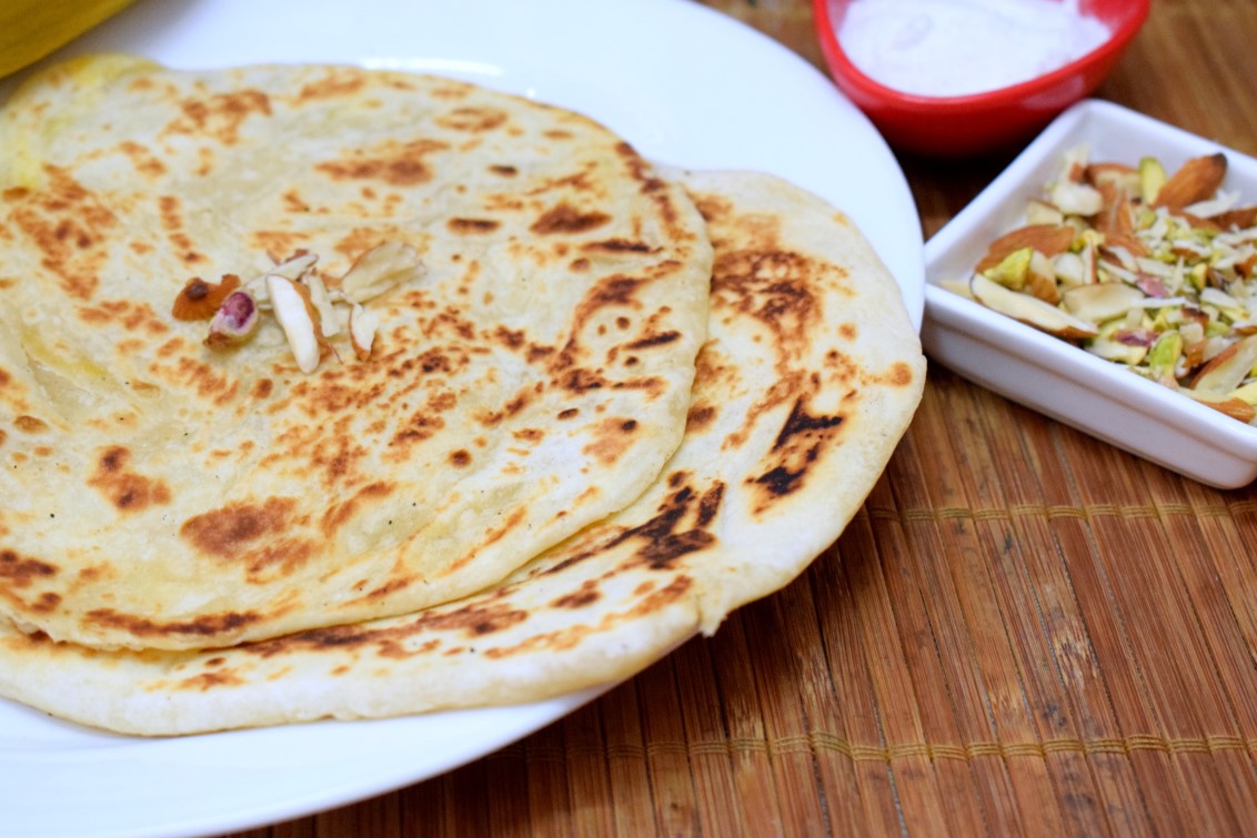 Saffron Milk Sweet Paratha