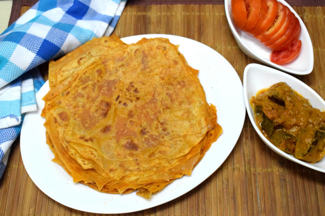 Spicy layered paratha Spicy layered paratha