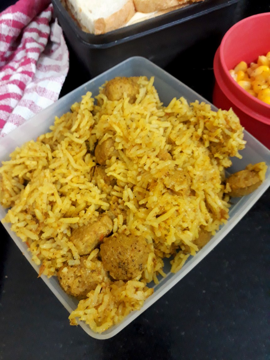 Easy Soya Biryani