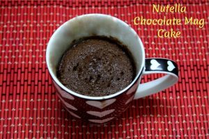 Nutella Chocolate Mug Cake