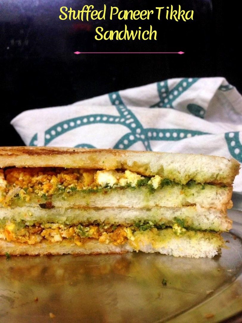 How to make Stuffed Paneer Tikka Sandwich How to make Stuffed Paneer Tikka Sandwich