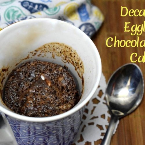 Decadent Eggless Chocolate Mug Cake