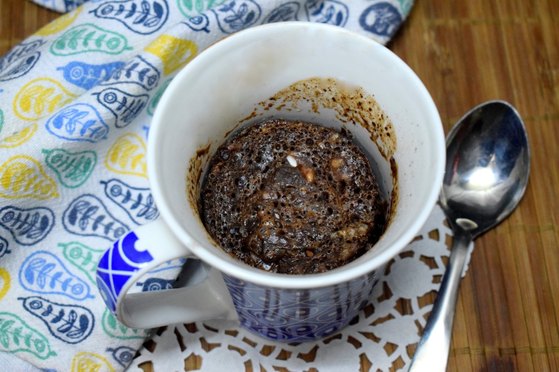Eggless Chocolate Mug Cake