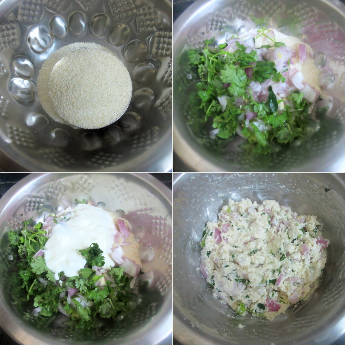 How to make Rava Vada 1 How to make Rava Vada 1