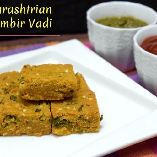 Maharashtrian Kothimbir Vadi
