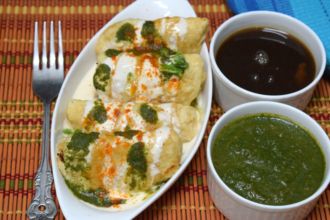 Stuffed Dahi Gujiya Stuffed Dahi Gujiya