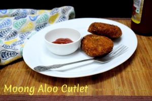 Moong Aloo Cutlet