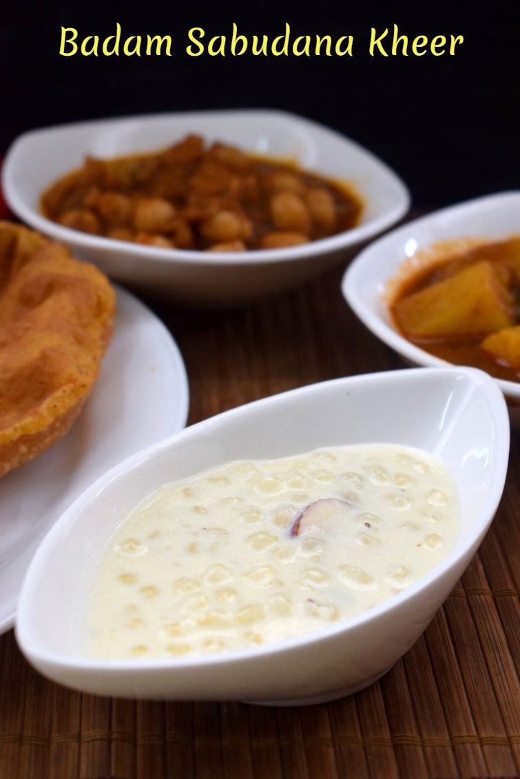 How to make Badam Sabudana Kheer