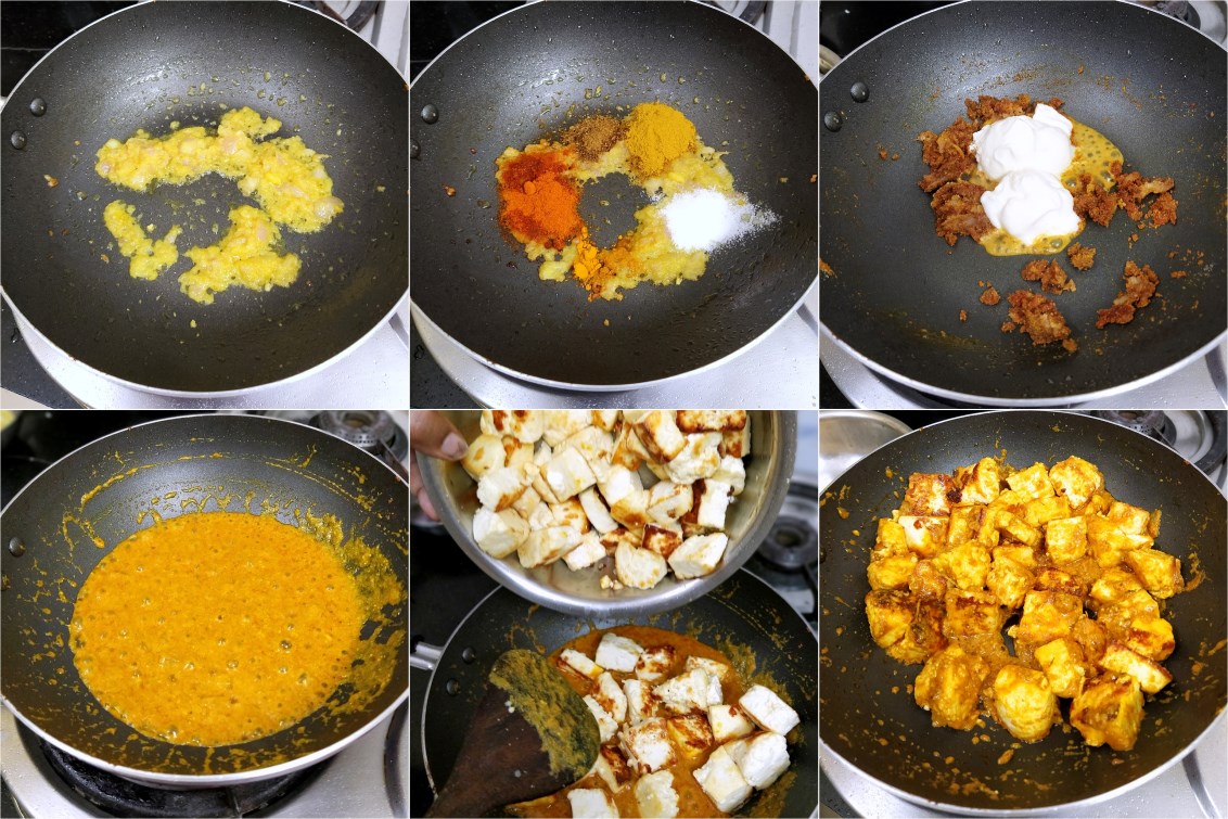 How to make Paneer Ghee Roast 2