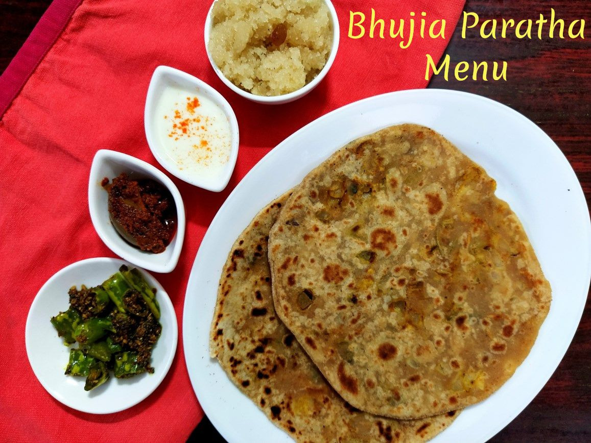 Bhujia Paratha Menu