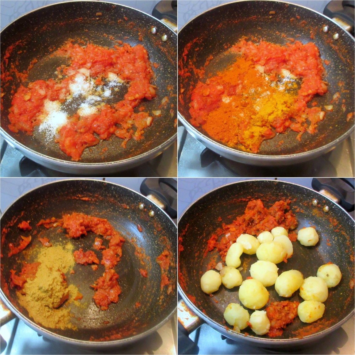 How to make Baby Aloo Masala 2