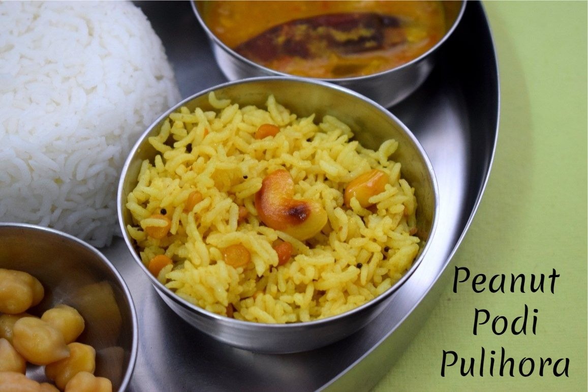 Peanut Podi Pulihora