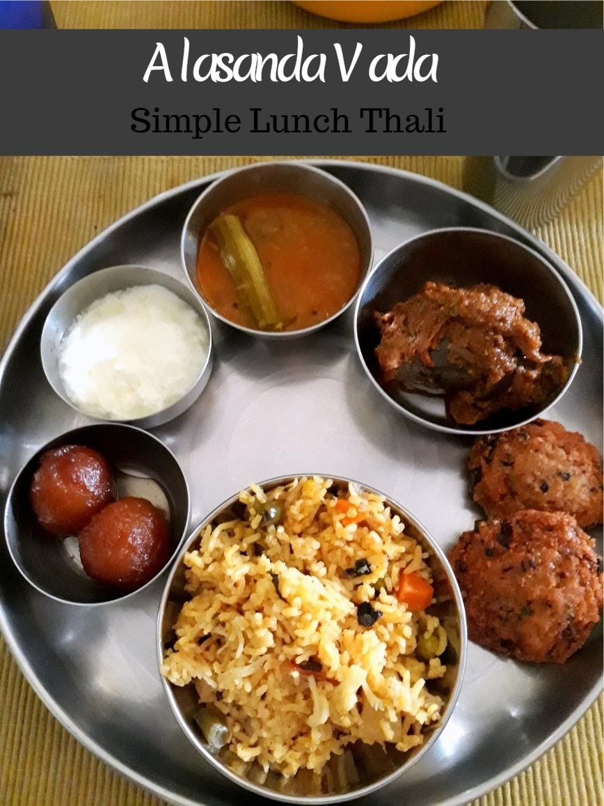 Simple Lunch Thali
