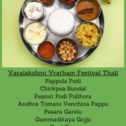 Varalakshmi Vratham Festival Thali