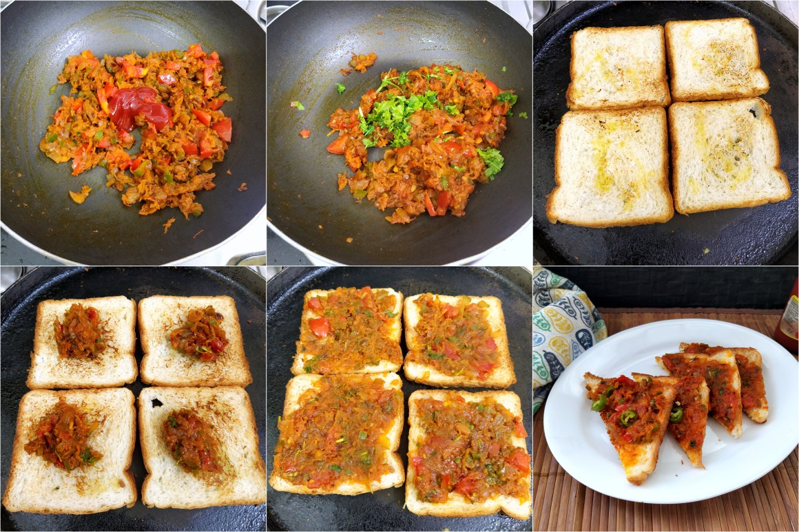 How to make Vegetable Toast 2