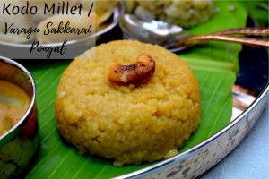 Kodo Millet -Varagu Sakkarai Pongal