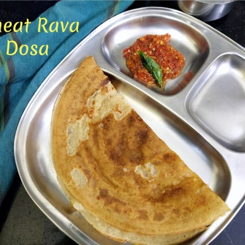 Wheat Rava Dosa