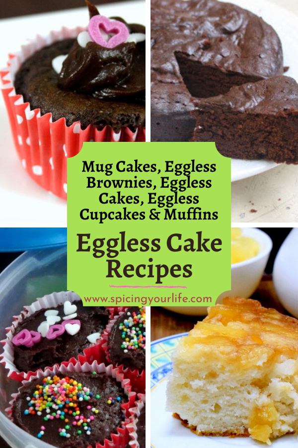 Eggless Cake Recipes