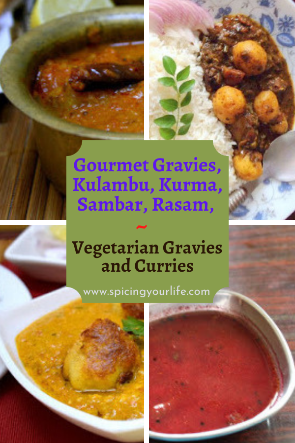 Vegetarian Gravies and Curries
