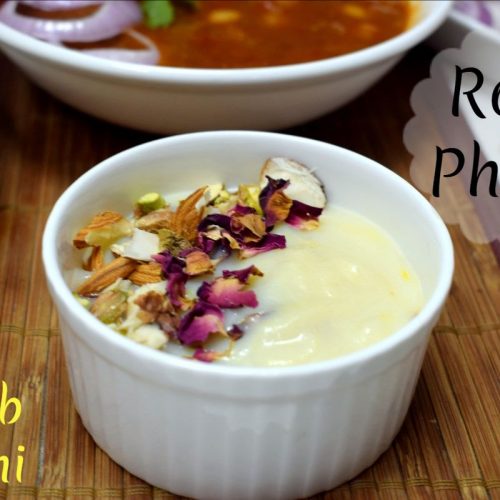 Rose Phirni Recipe